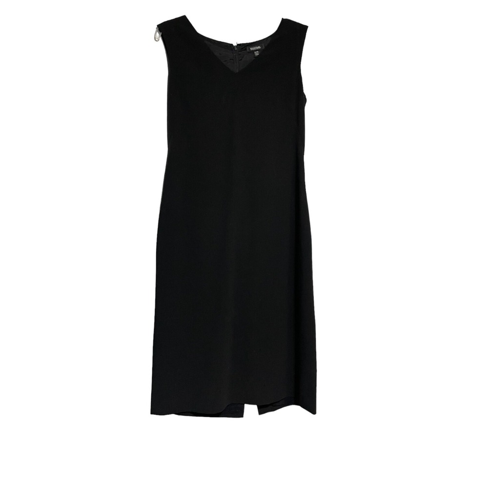 Emanuel Ungaro Women's Dress Maxi Sheath Sleeveless Classic Black Size 6/40